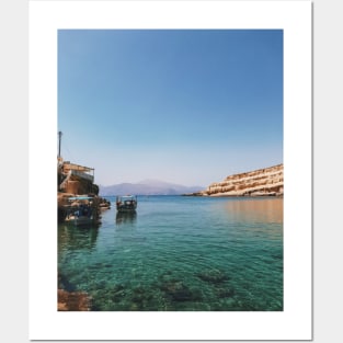 Blue Sea Crete Posters and Art